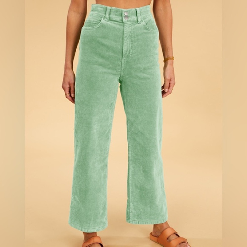 Billabong x Salty Blonde High-Waisted Corduroy Pants - Picture 8 of 12
